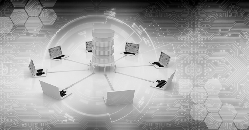 A layer 2 network virtually mapped out