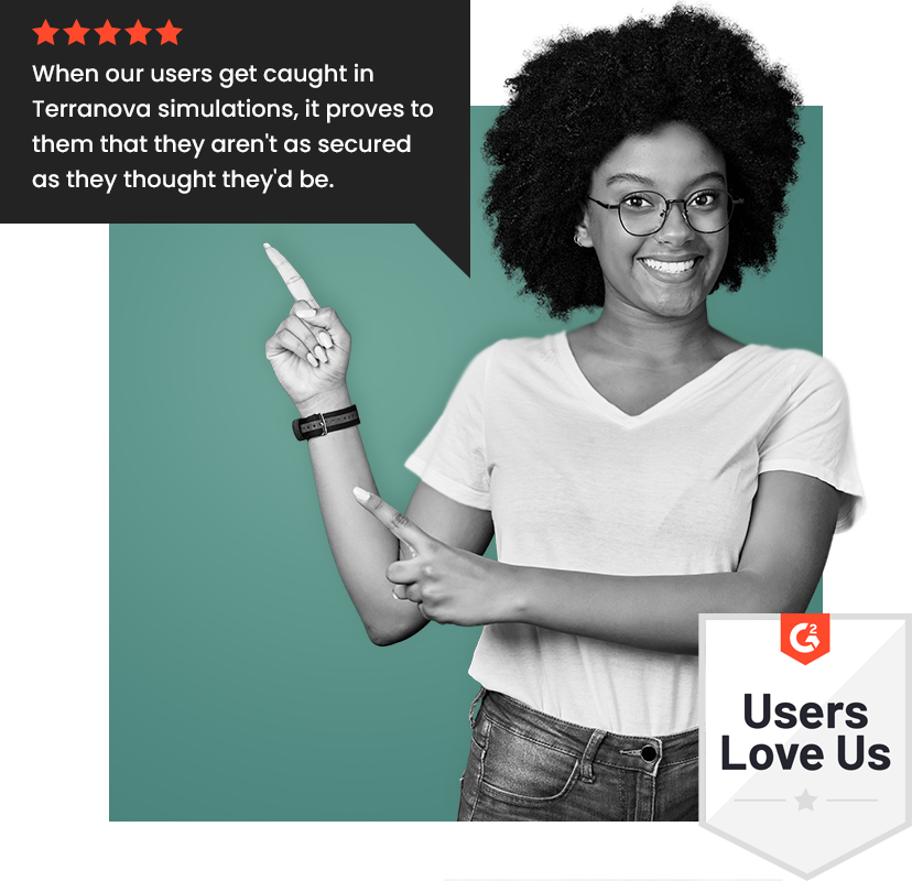 5-star user review - G2 Badge