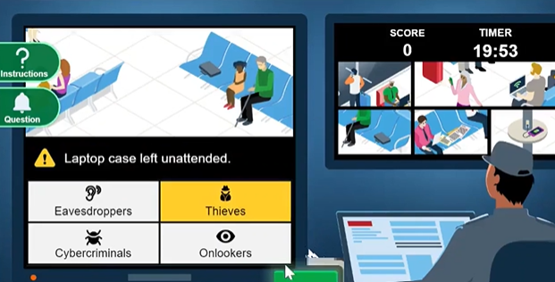 Airport Security cyber game