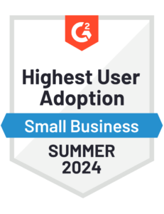 G2 badge highest user adoption summer 2024