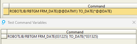 Good morning report command date and time