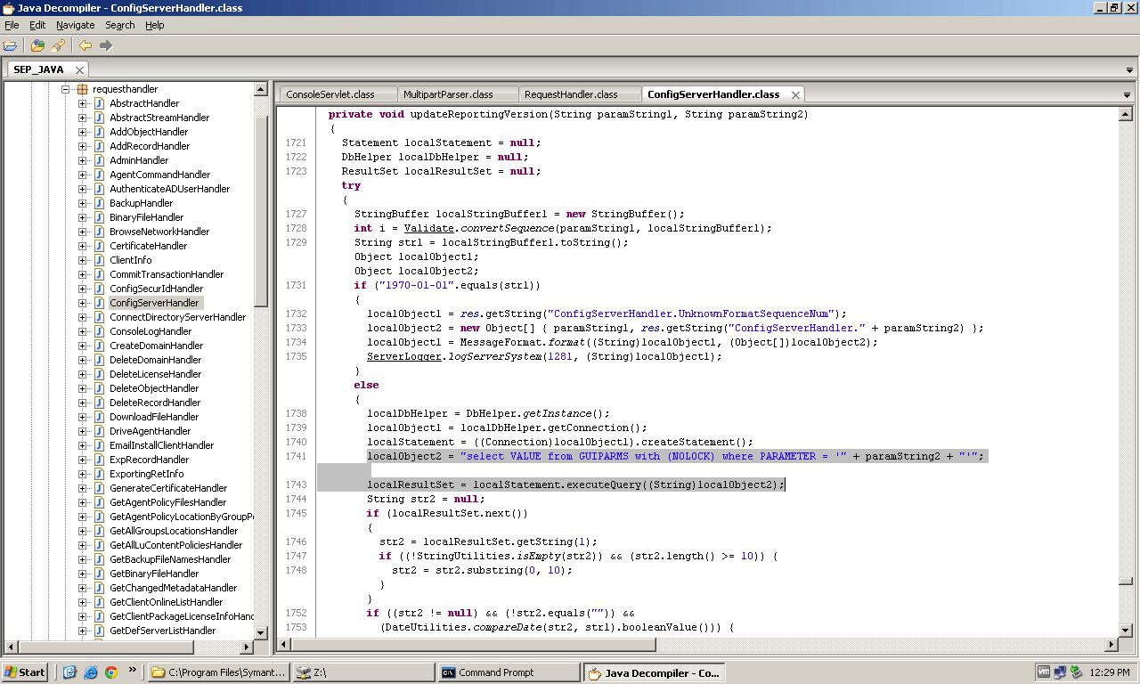 ConfigServer update reporting version