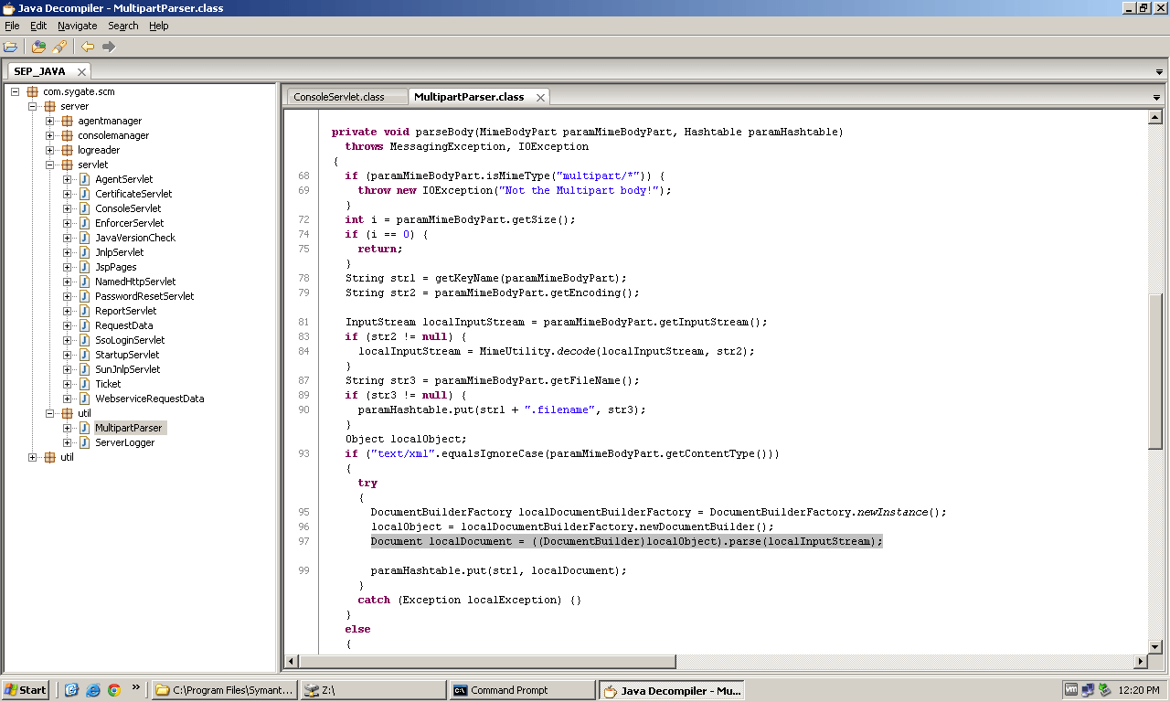 multipart message