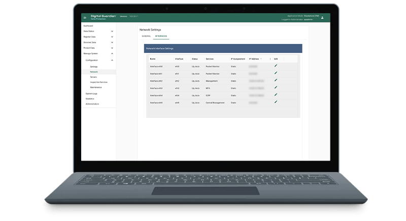 Network DLP Dashboard