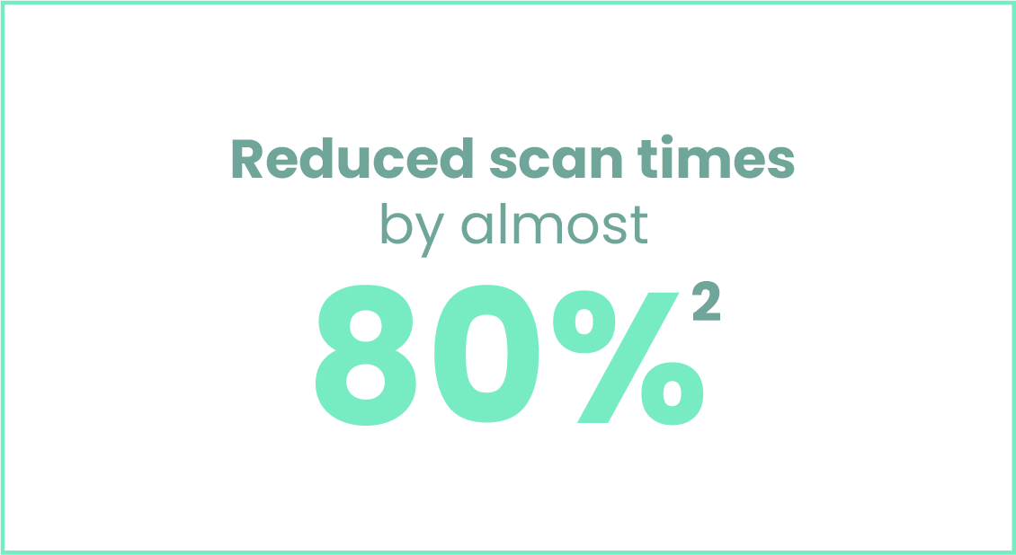 Reduced scan times