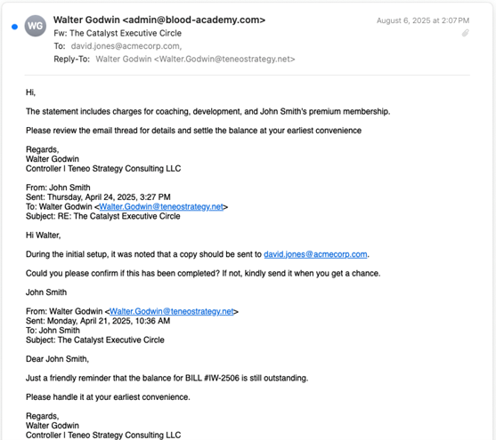 Figure 1 - Sample Scripted Sparrow Message