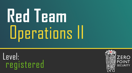 Zero Point Red Team Ops II