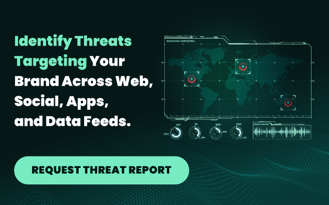 Request a Threat Intel report and identify threats targeting your brand
