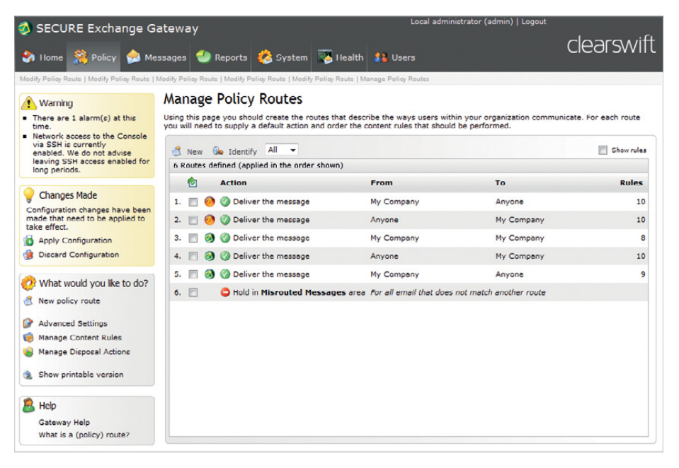 managed-policy-routes