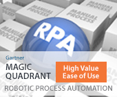 Ranked in Gartner Magic Quadrant for RPA Banner