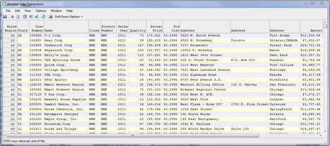 Your IBM i data before it goes into a host table.