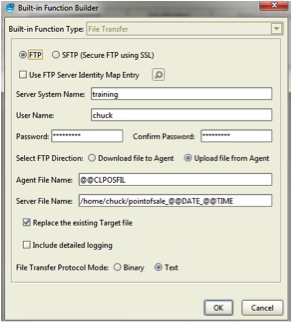 Reserved command variable defining the path and file to transfer in a Robot agent FTP job