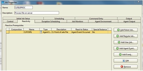 Add agent event reactivity to your Robot job