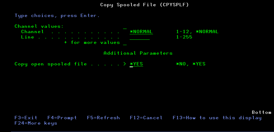 IBM i 7.3 Copy Spooled File Command IBM i 7.3 Copy Spooled File Command