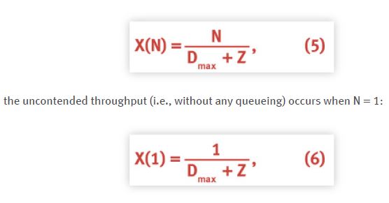 Estimating the thinktime Estimating the thinktime
