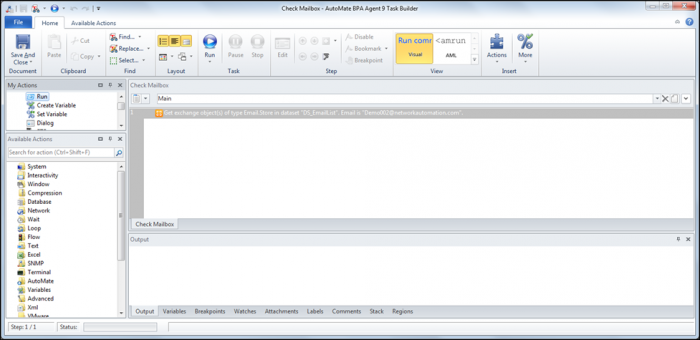 Exchange Action in Automate BPA Exchange Action in Automate BPA