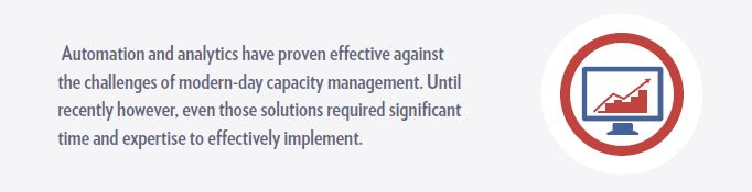 Automation and analytics have proven effective against the challenges of modern-day capacity management. Until recently however, even those solutions required significant time and expertise to effectively implement.