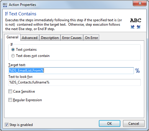 If Text Contains - Email Automation If Text Contains - Email Automation