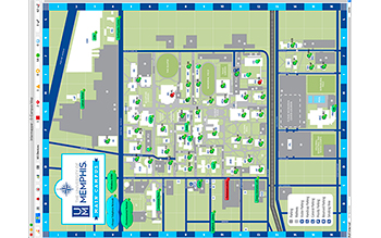 Network Map Example: University of Memphis