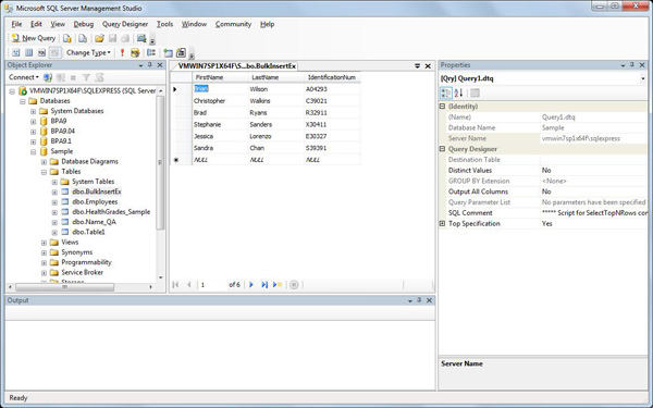 Verify in Database