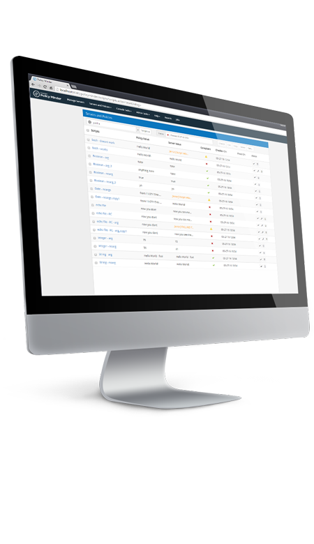 Security policy management is easier with a user-friendly interface