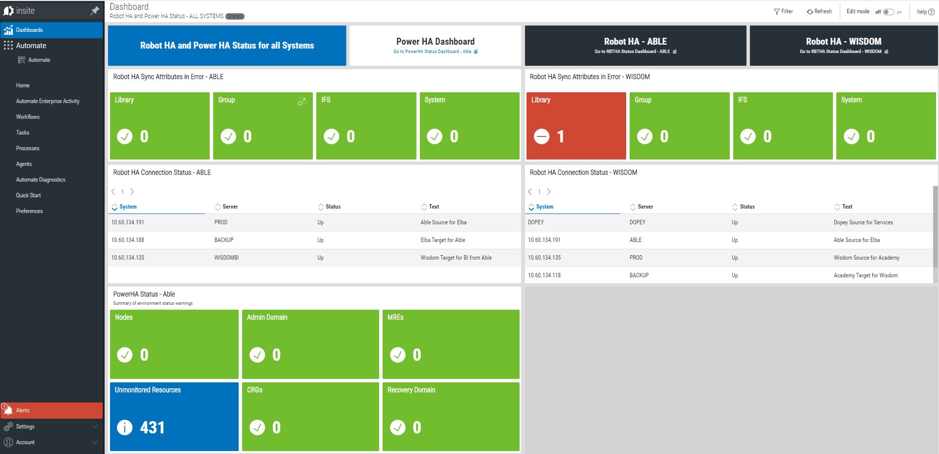 Dashboard robot HA showing error Dashboard robot HA showing error