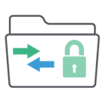GoAnywhere MFT folder with a padlock and arrows GoAnywhere MFT folder with a padlock and arrows