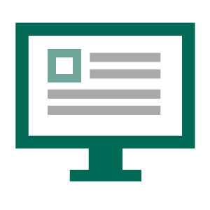 computer screen icon