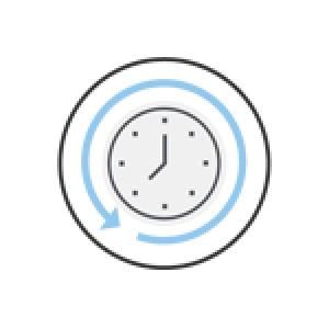 HelpSystems clock graphic