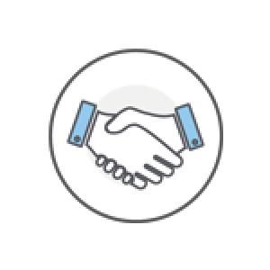 firm handshake
