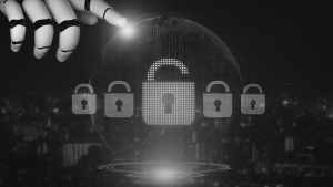 robot AI finger padlock exploit