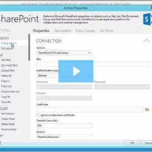 SharePoint Workflow Automation RPA tutorial