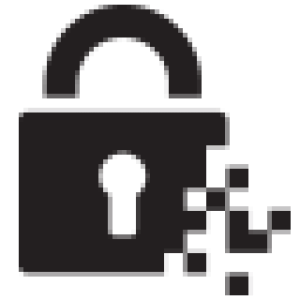 cybersecurity pad-lock logo