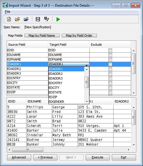 Surveyor/400 Data Import Wizard