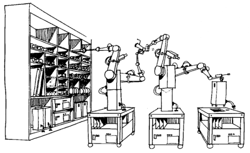 automated robot self-replication